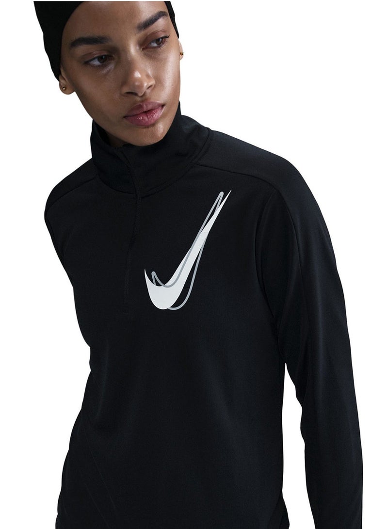 Nike Swoosh Hybrid Midlayer T-Shirt - Image 1