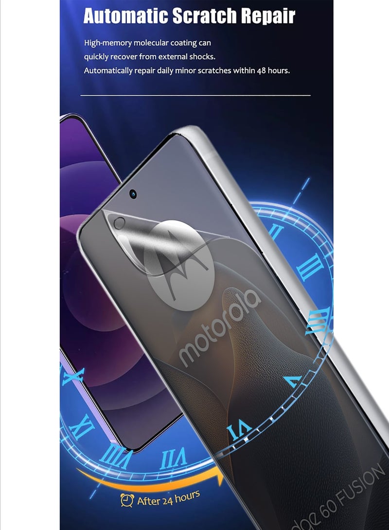 Wtech Motorola Edge 60 / Motorola Edge 60 Fusion 5G 2025 Premium Hydrogel Anti Spy / Anti Privacy Film Thin and Flexible Screen Protector (MSHFMP) - Clear - Image 4
