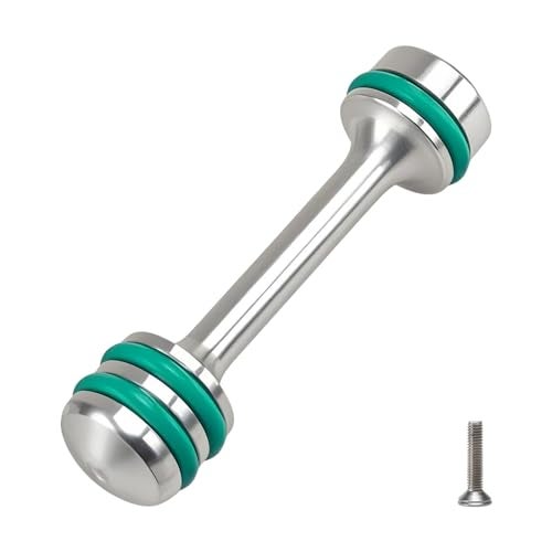 EVRBUL Engine Block Oil Gallery Plug Billet Aluminum Rear Passage Plug Oil Diverter Barbell Dumbbell Shaped Oil Galley Plug Compatible with GM Gen III & IV LS V8 Engine Replace# 12573460 - Image 1