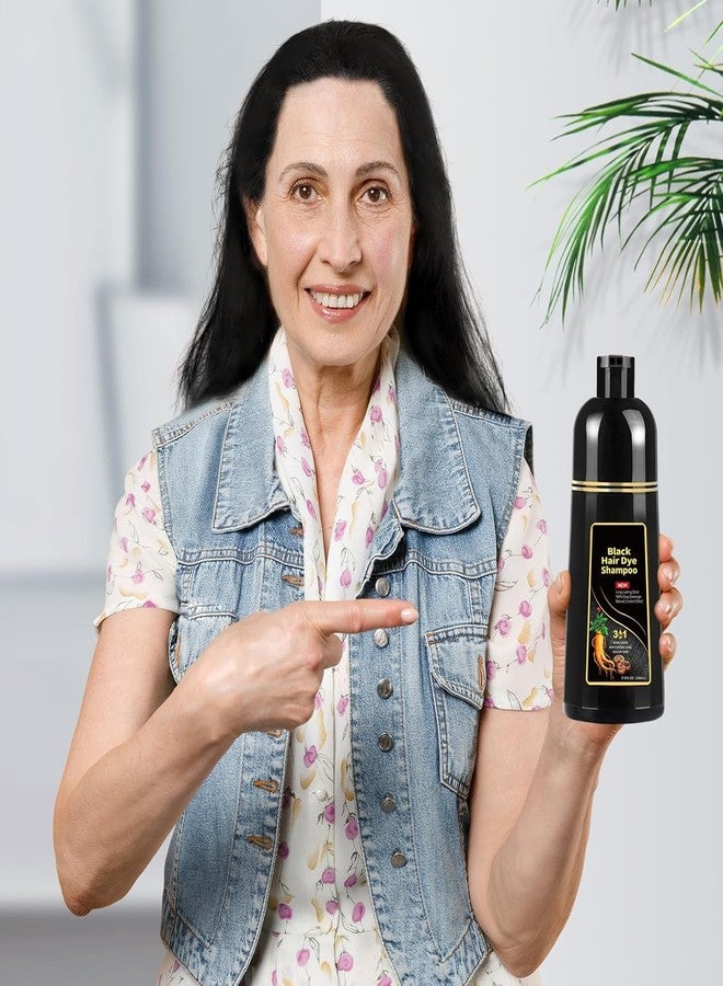 Afflano Herbal 3 in 1 Hair Dye Instant Black Hair Shampoo for Women & Men 500ML - Image 4
