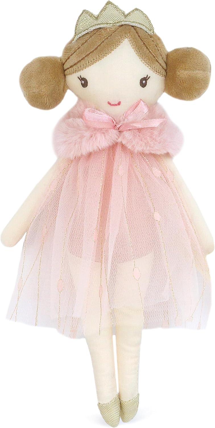 MON AMI Tinsley The Princess Pocket Doll – 10 Inches | Soft Plush Princess Toy for Girls | Collectible Doll for Cuddling & Playx - Image 1