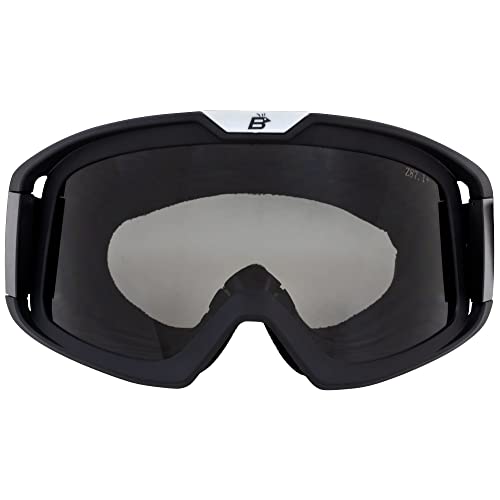 Birdz Eyewear Pelican Fitover Padded ATV Motorcycle Riding Over The Glasses (OTG) Goggles Black - Image 2