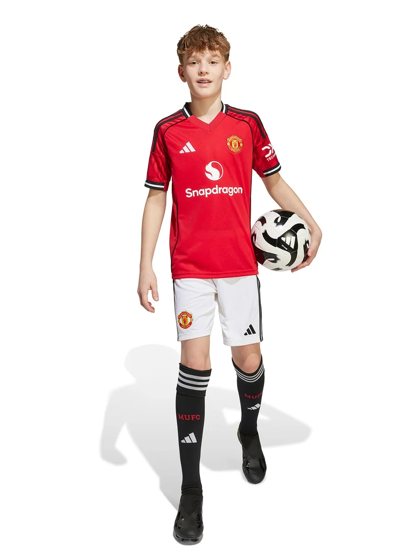 adidas شورت مانشستر يونايتد الأساسي للشباب 24/25