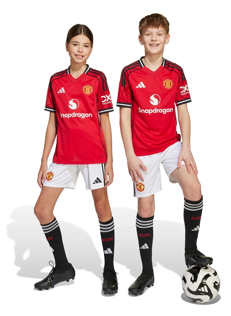 Adidas Youth Manchester United 24/25 Stadium Home Shorts