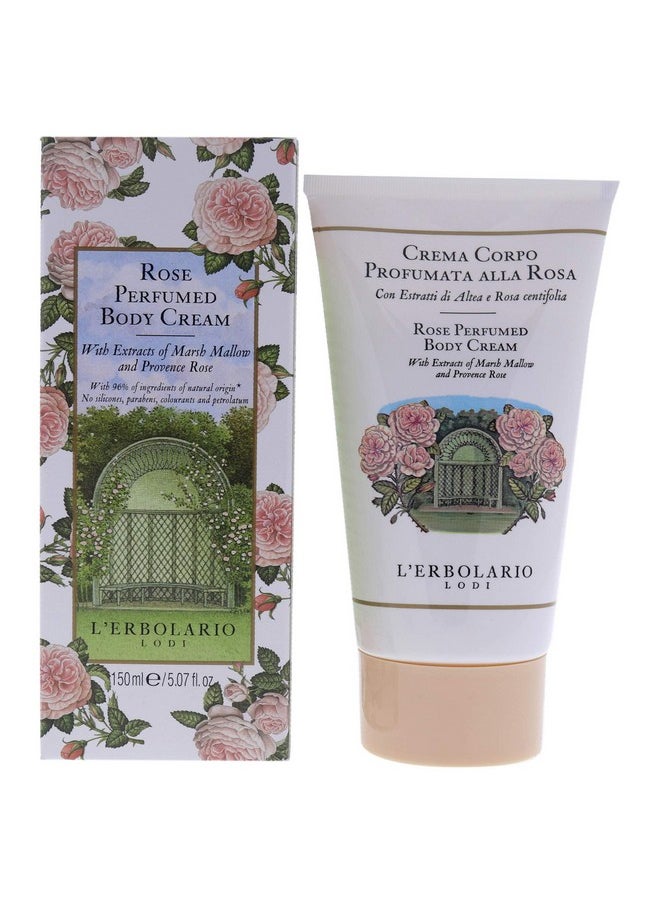 L'Erbolario Rose Perfumed Body Creamfloral And Amber Fragrancenourishes And Moisturizes Skineasy And Appealing To Useluscious But Very Light Texturesilicone And Paraben Free5.07 Oz 