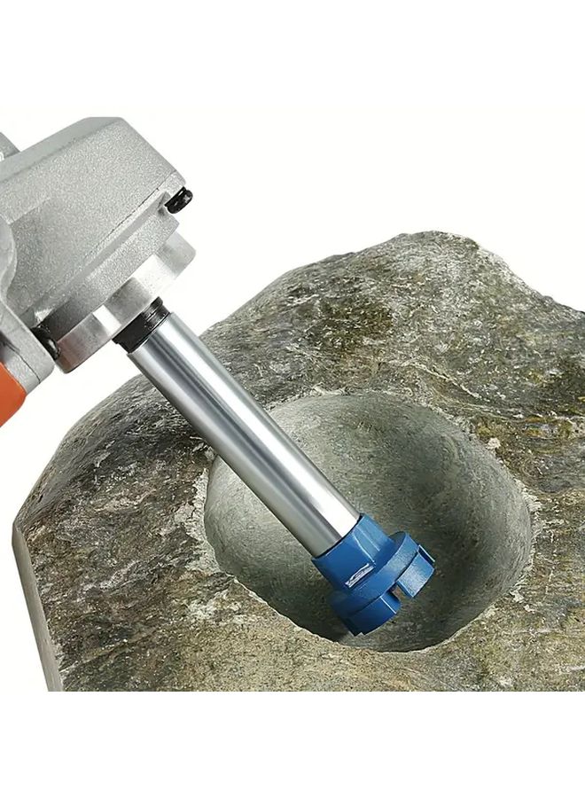 1 Inch Diamond Grinding Disc with 3 15 Inch Extension Rod for Stone Concrete - Image 1