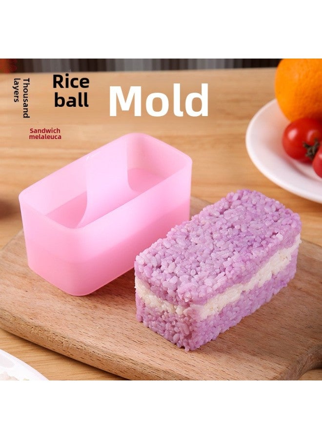 DIY Warship Sushi Mold Rectangular Multi-layer Sushi Multi-layer Rice Ball Mold Children's Food Supplement Bento Tool-Specifications:One Opp Bag Each Of Thousands Of Layers And 3 Colors - Image 2