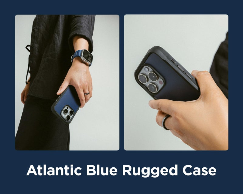 NOMAD iPhone 16 Pro Max Rugged Case - Atlantic Blue - iPhone 16 Pro Max Case with Magsafe Charging, Phone Case Tactical Rugged for Every Adventure - Image 5