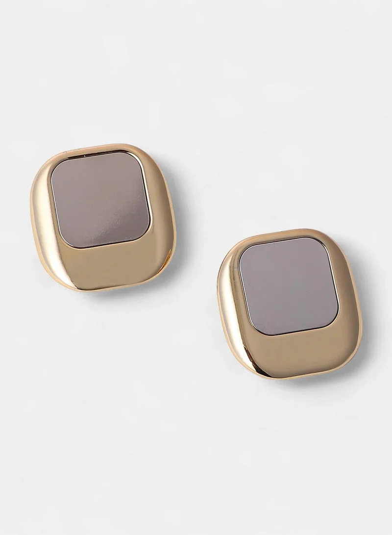 SOHI  Women's The Jovian Square Studs  | Best Price UAE