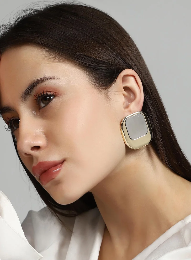 SOHI  Women's The Jovian Square Studs  | Best Price UAE