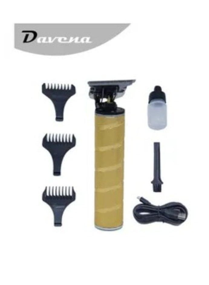 Davena . Davena DV348 Gold Edition Hair Trimmer – Ergonomic, Durable, and Fast-Charging Grooming Tool with Advanced Lithium-Ion Battery - Image 1