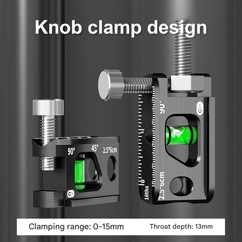 مستوى الروح المغناطيسي الأسود عالي الدقة من سبائك الألومنيوم أداة 2.5 6 9 بوصة 4 قوارير - Image 4