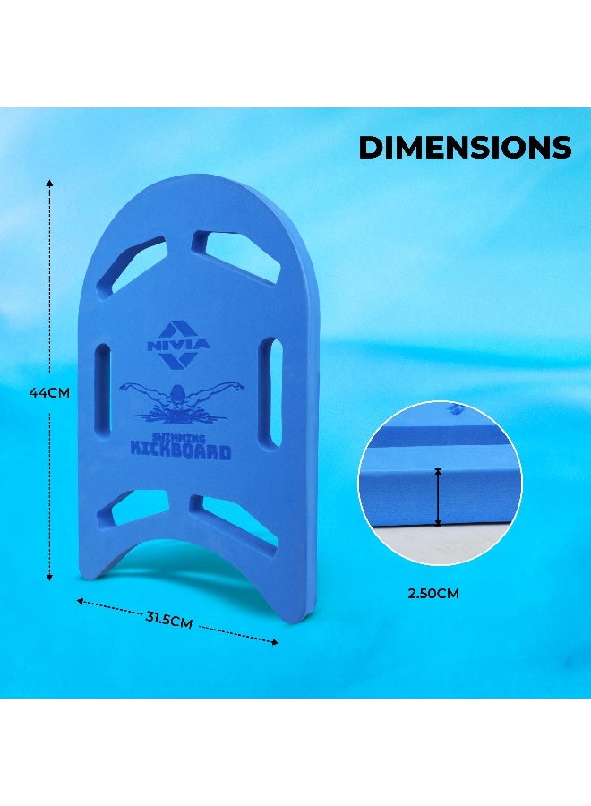Nivia KickBoard for Swimming, Sports Swimming Floats for Adults-Kids, Kickboard for Beginners Training, Float Pad with All Holding Angles (Blue) - SEO Friendly Long Title - Image 4