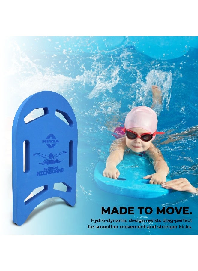 Nivia KickBoard for Swimming, Sports Swimming Floats for Adults-Kids, Kickboard for Beginners Training, Float Pad with All Holding Angles (Blue) - SEO Friendly Long Title - Image 3
