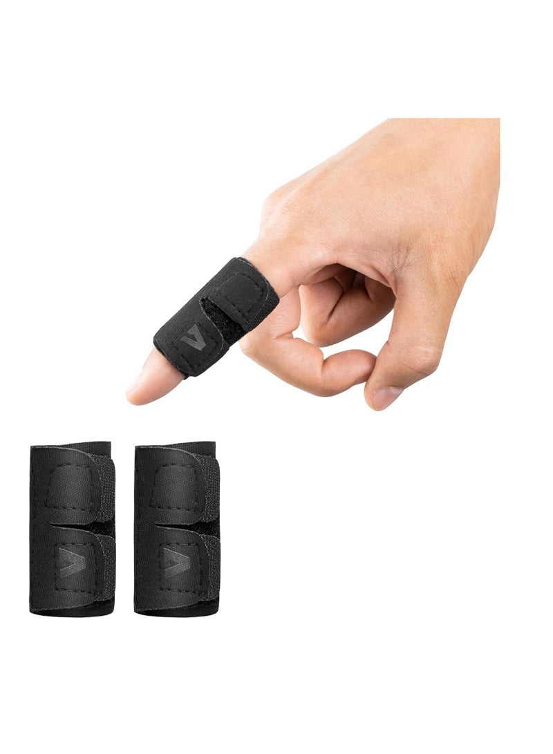KASTWAVE Finger splints, Support Brace for Middle, Ring, Index, Thumb and Pinky Straightening Curved, Bent, Locked Stenosing Tenosynovitis Hands Tendon Lock Release Stabilizer Knuckle Wrap - Image 1