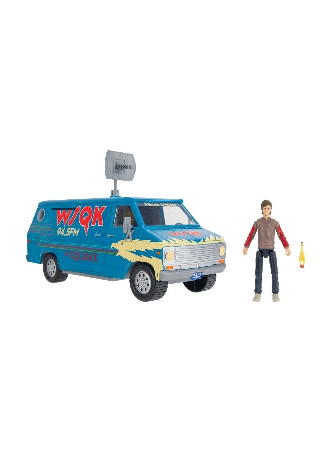 Stranger Things The Squawk Van Playset with Character Figure - Steve | Netflix Series | Action Figure | Character Figure Gift for Kids and Collectors - Image 2