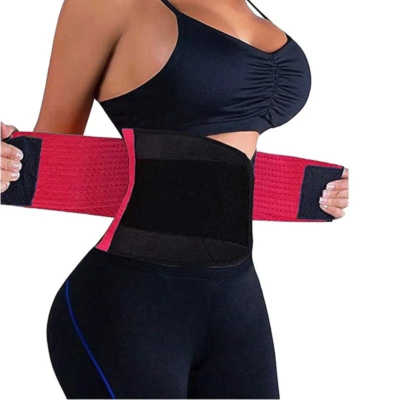 Bluejw Adjustable Neoprene Waist Trainer - Breathable Waist Trimmers for Body Slimming & Sweat, Support Belt for Women & Men - Image 2
