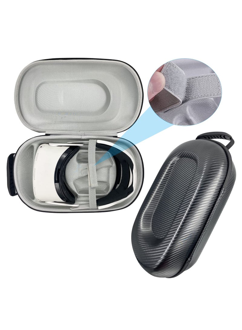 KASTWAVE Suitable for Oculus Quest 2 and Oculus Quest 2 All-in-One VR Headset Hard Storage Case, Quest 2 Storage Case, Fits Oculus Quest 2 Accessories Large Space Cover  Bag, Home Storage(Black) - Image 1