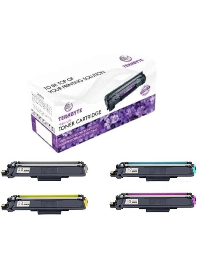 Terabyte عبوة حبر بديلة متوافقة 4-حزمة لـ TN-273 TN273 TN227 للاستخدام مع Brother MFC-L3770CDW MFC-L3750CDW MFC-L3710CW HL-L3290CDW HL-L3270CDW HL-L3210CW HL-L3230CDW DCP-L3510CDW HL-L3230CDN - Image 1