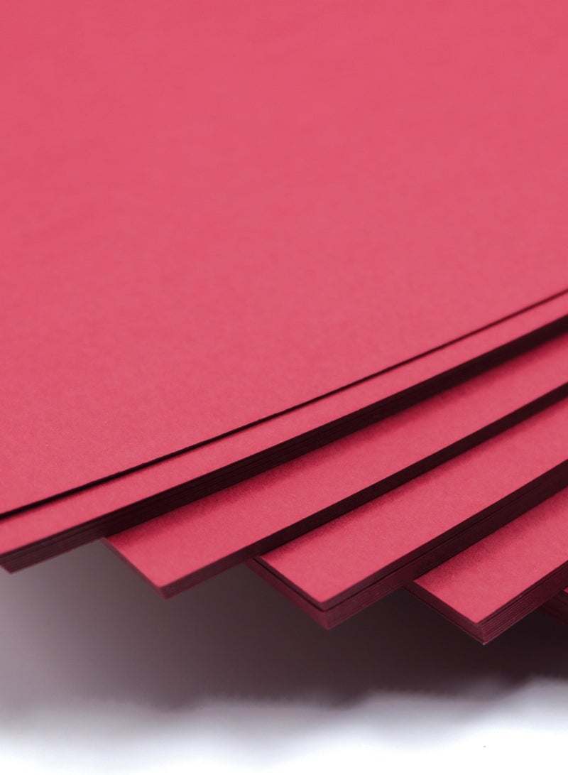 فيرستنوك ورق بطاقات ملون كستنائي، مقاس A5 - 20 ورقة - ورق بطاقات ملون سميك 250 جرام للمتر المربع - ورق حرفي فاخر للأعمال اليدوية والدعوات والفنون والحرف اليدوية والطباعة - Image 3