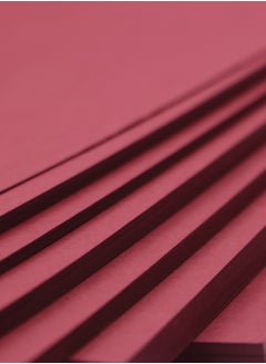 firstnock Color Card Paper Maroon, A5 - 20 Sheets - 250GSM Thick Colored Card Stock - Premium Craft Paper for DIY, Invitations, Arts & Crafts and Printing  - Image 4