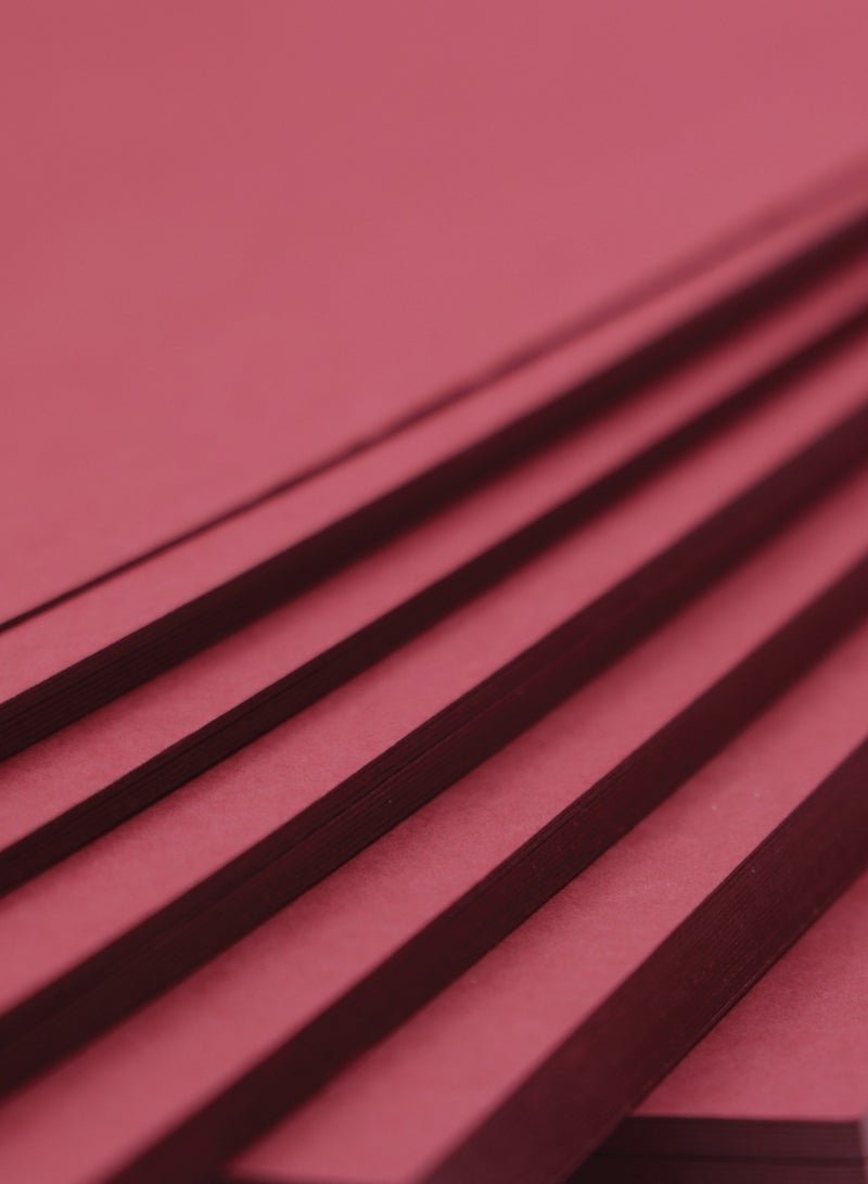 فيرستنوك ورق بطاقات ملون كستنائي، مقاس A5 - 20 ورقة - ورق بطاقات ملون سميك 250 جرام للمتر المربع - ورق حرفي فاخر للأعمال اليدوية والدعوات والفنون والحرف اليدوية والطباعة - Image 4