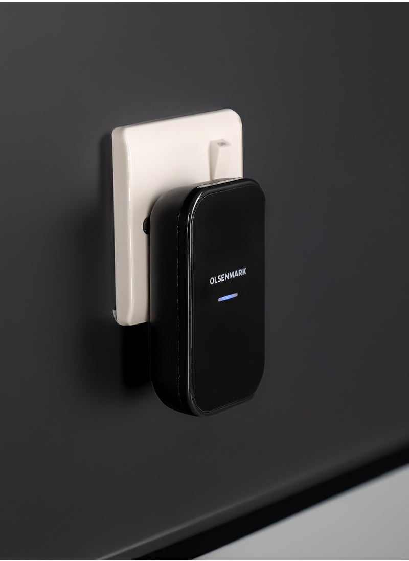 أولسنمارك Olsenmark Wireless Digital Door Bell-OMDB1897, 150m Range, 38 Polyphonic Melodies with Button for Volume Adjustable Elegant Wooden Design, High-Quality Alkaline Battery Included, 2 Years Warranty  - Image 4