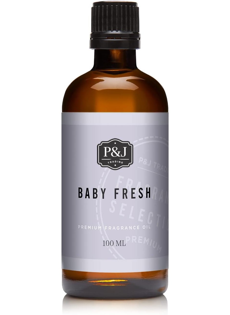 P&J Trading P&J Trading - Baby Fresh Scented Oil 100ml - Fragrance Oil for Candle Making, Soap Making, Diffuser Oil 