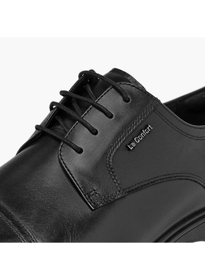 Le Confort Men Solid Lace-Up Derby Shoes