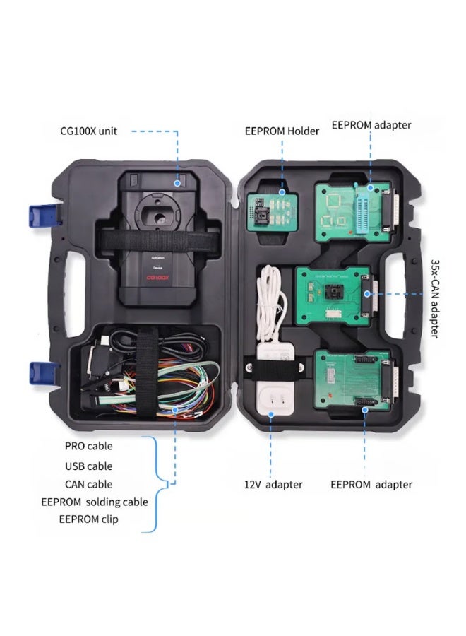 CG100X Global Version Professional Automotive EEPROM & Airbag ECU Data Programming Tool with Full Accessories & Software Included - Image 3