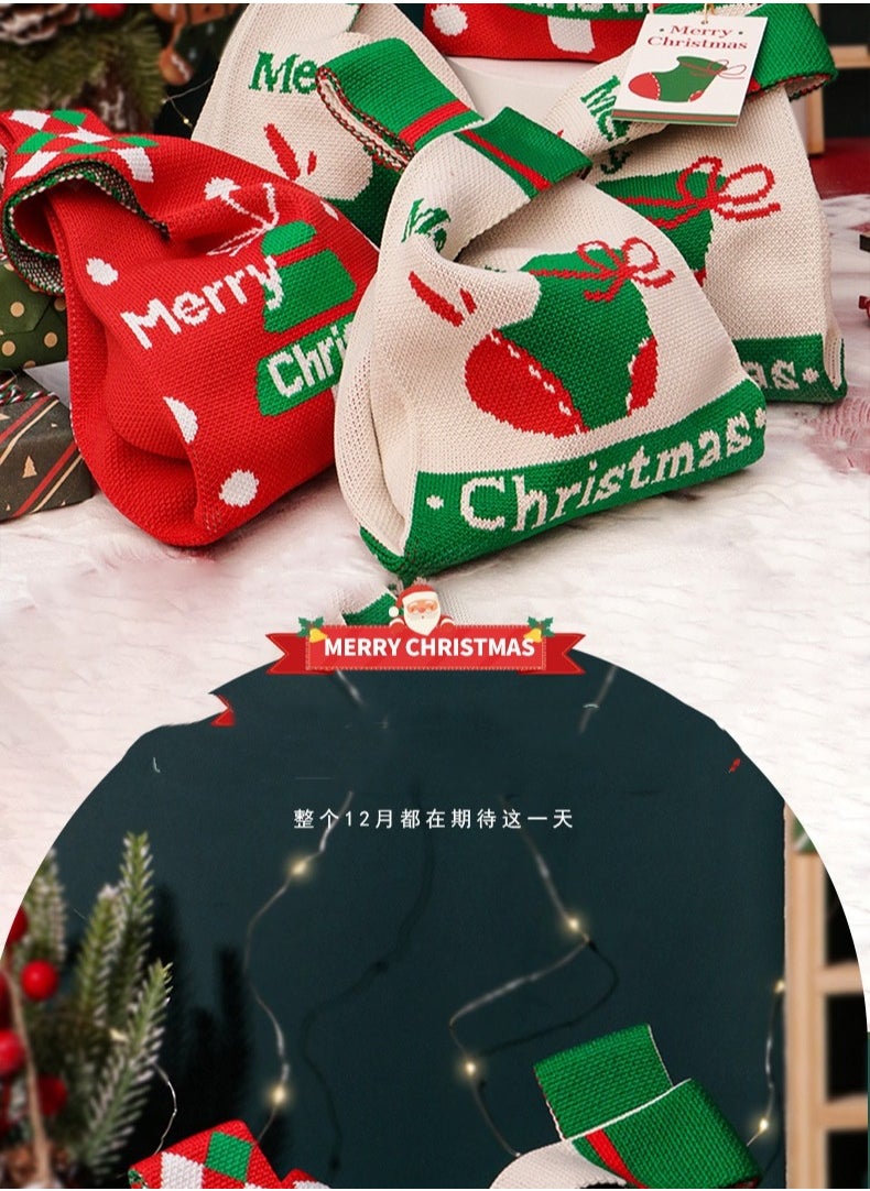 Generic - New Christmas Gift Bag with High Quality Christmas Small Gift Packaging Christmas Eve Gift Apple Packaging Box - Image 1