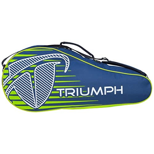 Triumph Pro-302 (New) Single Compartment Badminton Bag Navy/Lime - Image 1