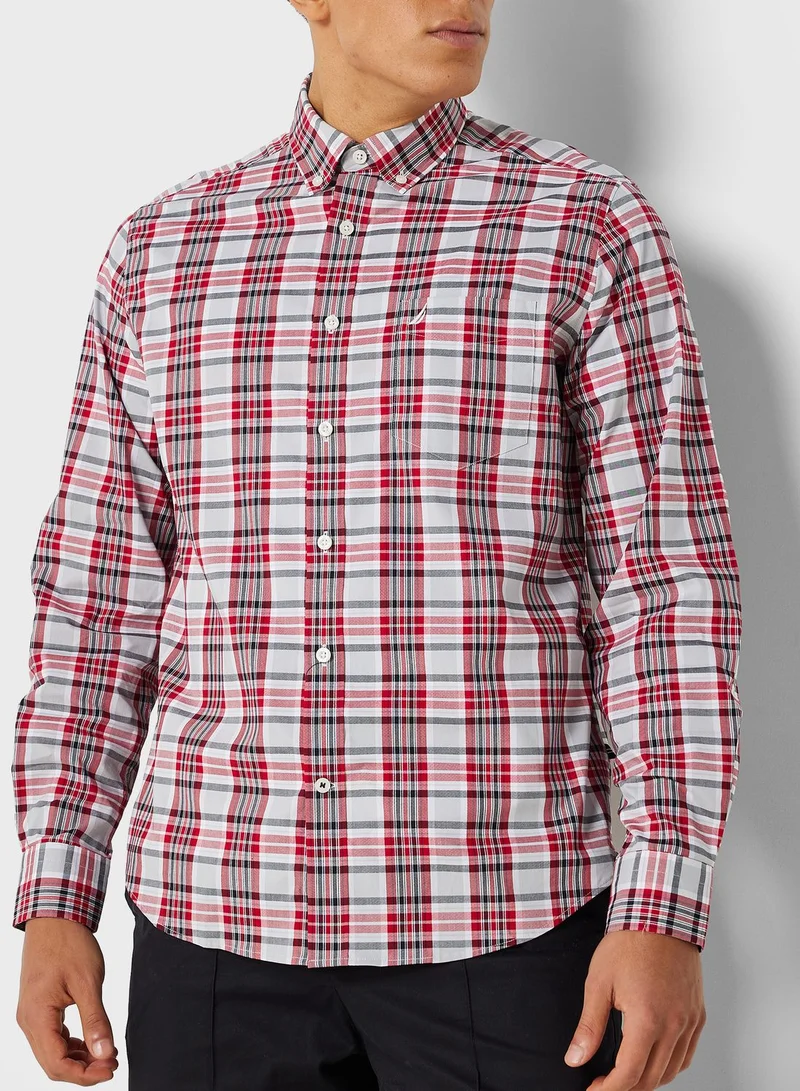 NAUTICA Casual Regular Fit Wrinkle Resistant Shirt