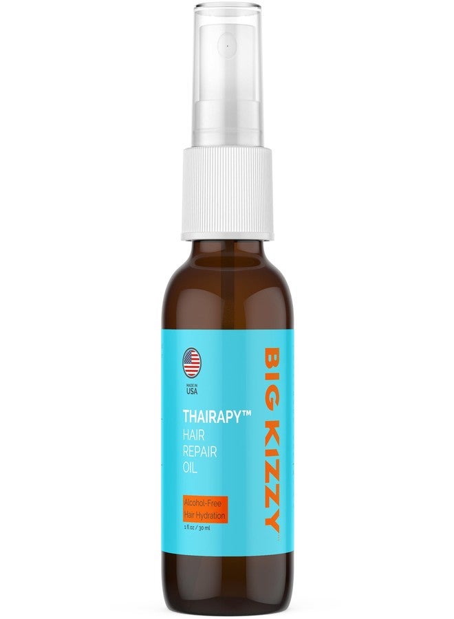 Big Kizzy Thairapy Hair Oil - Ultra Concentrated Serum to Restore & Repair Dry, Frizzy Hair, and Support Healthy Hair Growth. Pure Argan, Marula and Coconut Oil, 1 oz - Image 1