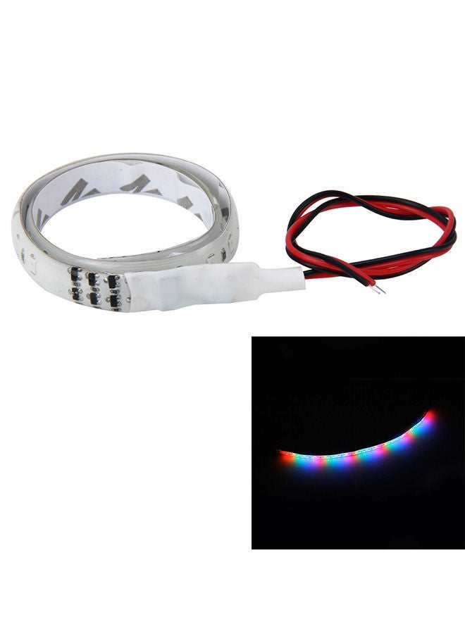 NIBEMINENT 5-Piece Water Flowing Chassis Decorative Strip Light With 32 SMD-2835 LED Lamp DC 12V  - Image 2