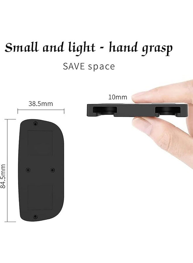 PS5 PS4 وحدة التحكم جدول الوقوف، تحت مكتب التثبيت مع حامل لاصق قوي لـ DualSense و DualShock، جدول تنظيم وإدارة المكتب، أسود - Image 2