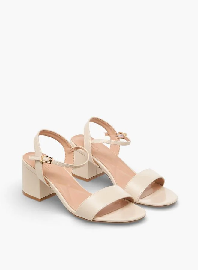 سيليست Women Block Heel Ankle Strap Sandals