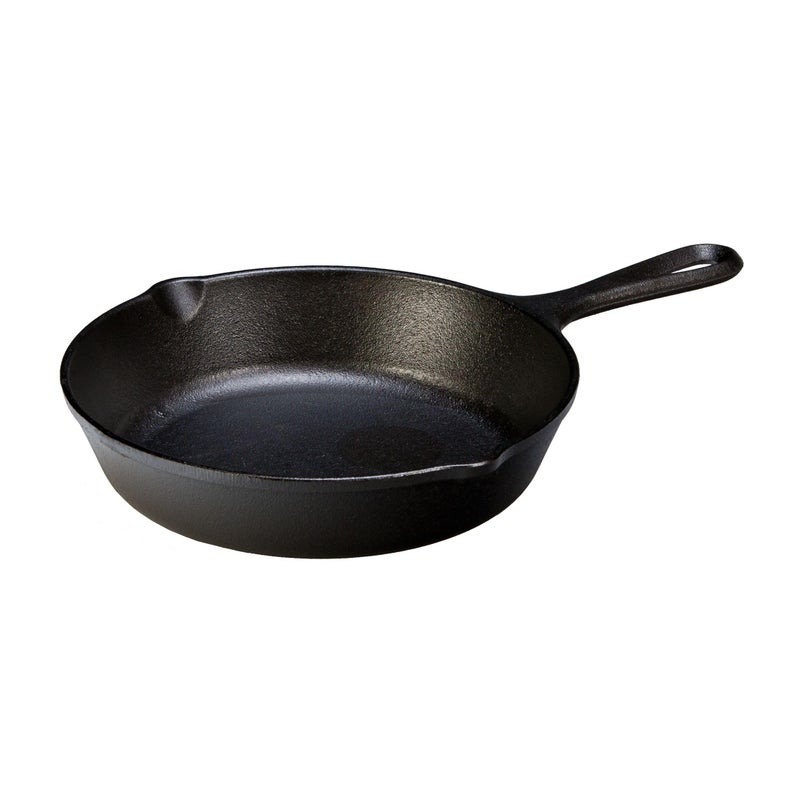 Lodge Seasoned Cast Iron Skillet - PFAS-Free, Non-Toxic Cookware - Use with an Oven, Stove, Grill, or Campfire - Naturally Non-Stick & Oven Safe - 8 Inches - Image 4