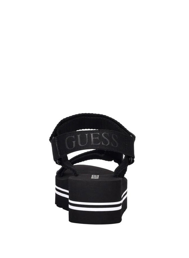 GUESS Women's Avin Wedge Sandal Black 9, 39.5 EU - Image 3