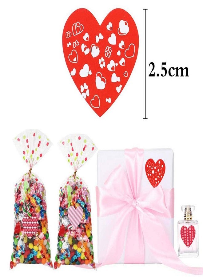 LINXI Colorful Paper Heart Roll Stickers, 500pcs, Waterproof, Valentine's Day Decorative Stickers for Wedding Party - Image 2