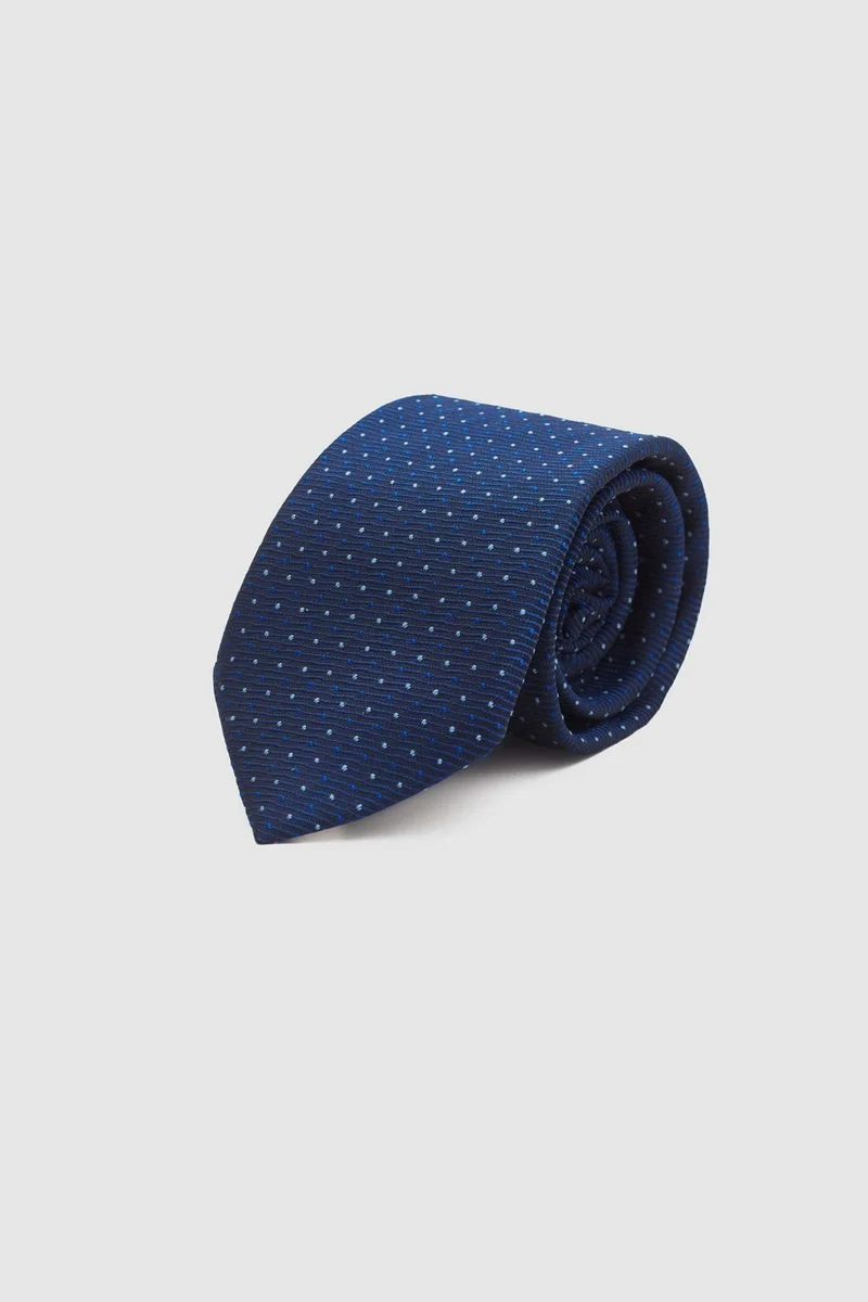 D'S DAMAT D'S Groom Navy Blue Plain Tie-Handkerchief-Cufflink Accessory Sets