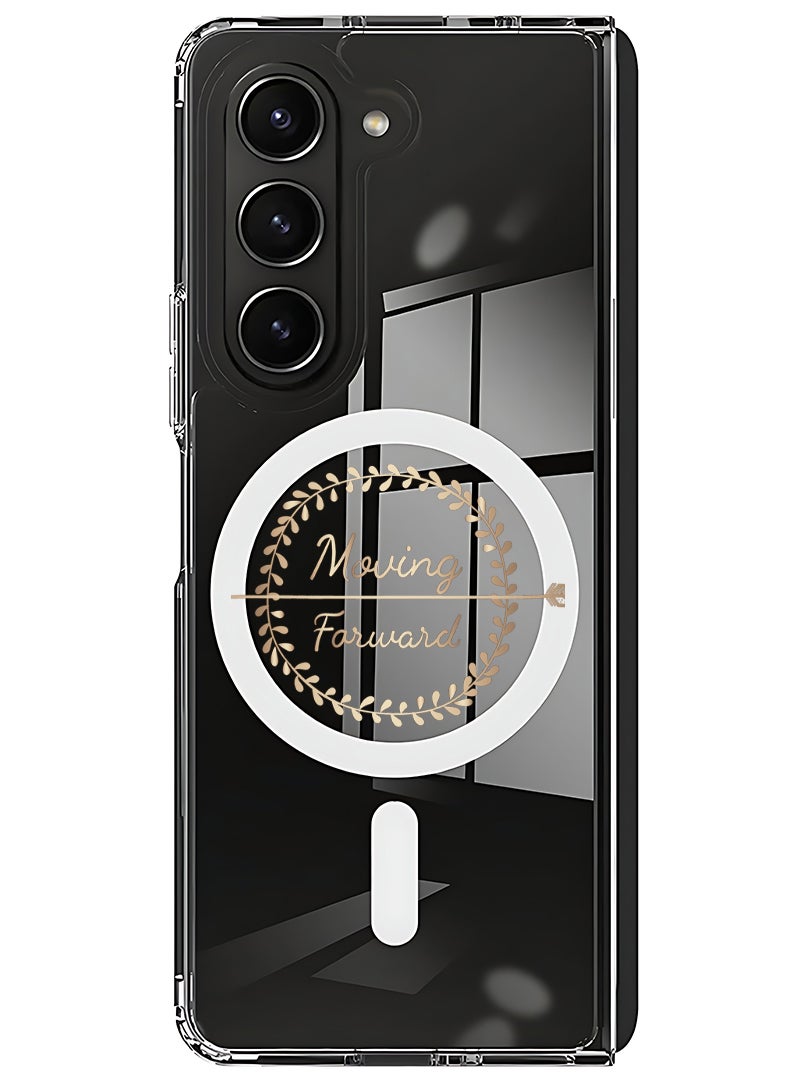 Theodor Magnetic Case for Samsung Galaxy Z Fold 6 Compatible with MagSafe Wireless Charging, Shockproof Phone Bumper Cover Moving Forward - Image 1