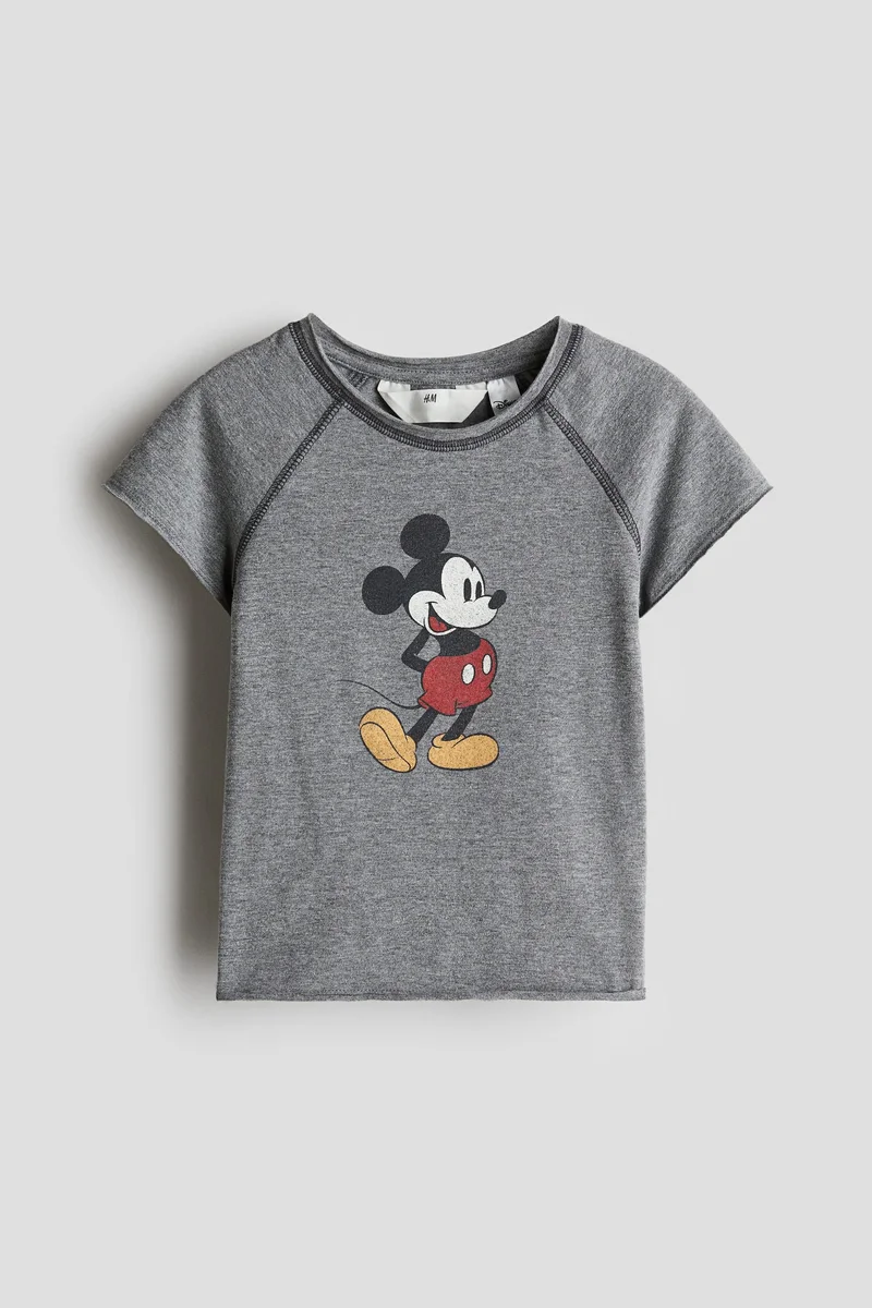 H&M Print-motif jersey top