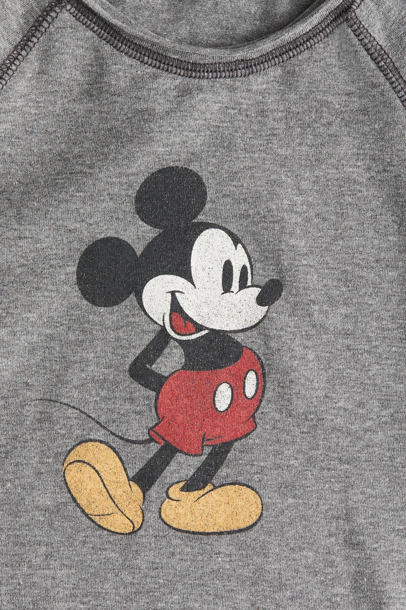 H&M Print-motif jersey top