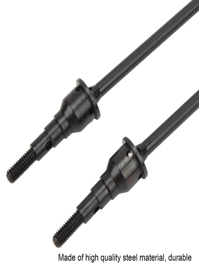 Dilwe RC Car Drive Shaft,2Pcs Steel Front Rear CVD Drive Shaft Upgrade Parts for Losi 1/10 Lasernut U4 Tenacity Off Road Vehicle - Image 5