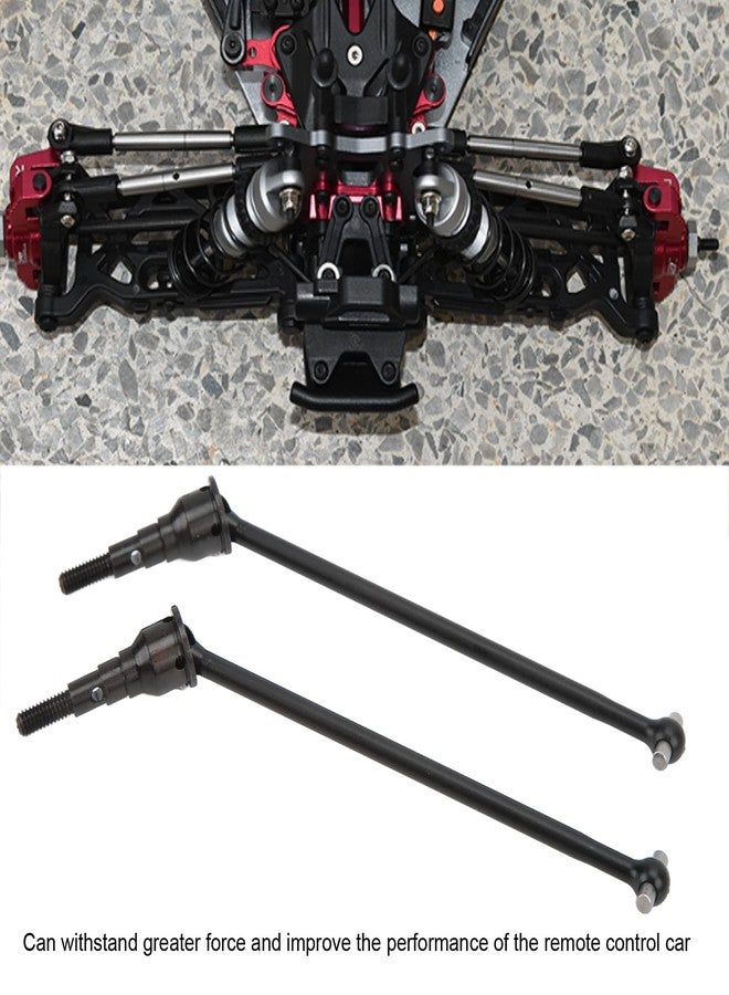 Dilwe RC Car Drive Shaft,2Pcs Steel Front Rear CVD Drive Shaft Upgrade Parts for Losi 1/10 Lasernut U4 Tenacity Off Road Vehicle - Image 4