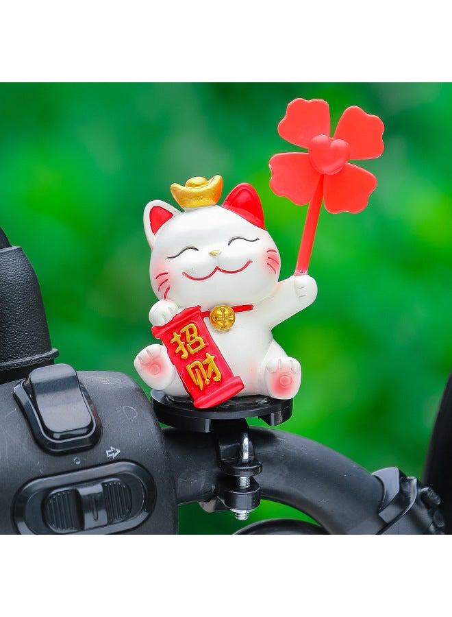 Cute Panda Bicycle Ornaments Mountain Bike Electric Vehicle Motorcycle Accessories Accessories Windmill Park Small Fan - Image 4