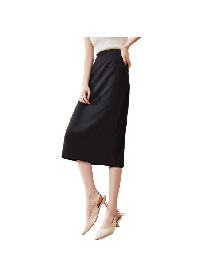 First Application Chushen Chunqiu High-Waisted Slimming Elegant Professional Versatile Skirt For Women S141B2241 - Image 1