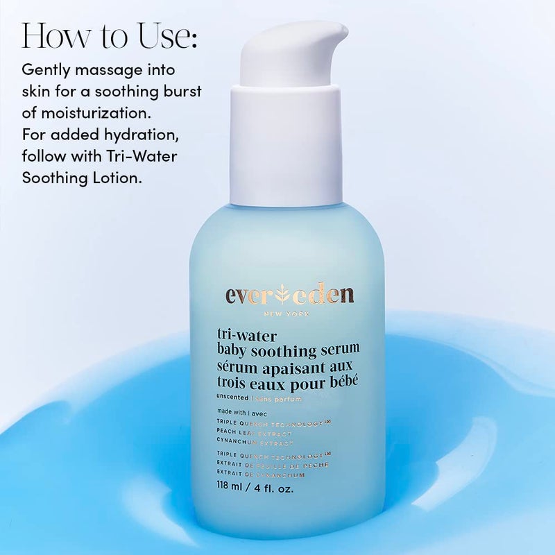 Evereden سيروم إيفريدن ثلاثي الماء للأطفال، 4 أونصة سائلة | عناية نظيفة وآمنة للأطفال | خالي من السموم والعطور | مكونات نظيفة - Image 5