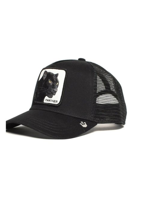 Animal Trucker Hat, Panther Hat Breathable Baseball Hat Adjustable Trucker Hat Men, Fishing Hats for Travel Fitness